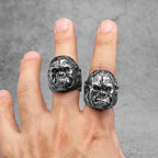PENDRA Gorilla Animal Monkey Steel Ring