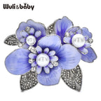 PENDRA Lilacelle Luxury Pearl Lilac Flower Brooch