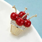 PENDRA Cherrycupcake Cherry Cupcake Brooch