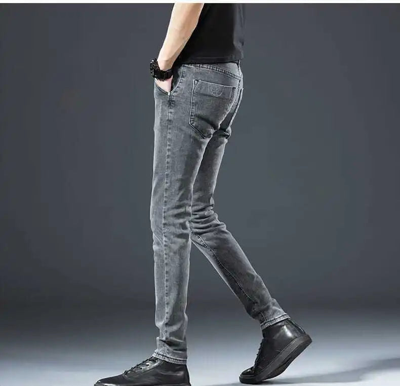 PENDRA Velvet Straight Brushed Trousers