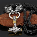 PENDRA Wolf Norse Hammer Necklace