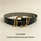 PENDRA Galalia Leather Western Elegant Corset Belt