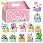 PENDRA Succulent Potted Floral Building Set