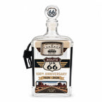 Route 66 100th Anniversary Gas Pump Shaped Whiskey Decanter 400ml Lead Free Crystal Liquor Bottle Retro American Road Culture