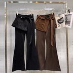 PENDRA Micro Flared Fake Two Pants