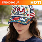 PENDRA Patriotic Printed Over Hat