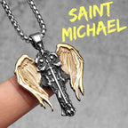 PENDRA Angel Wing Cross Steel Necklace