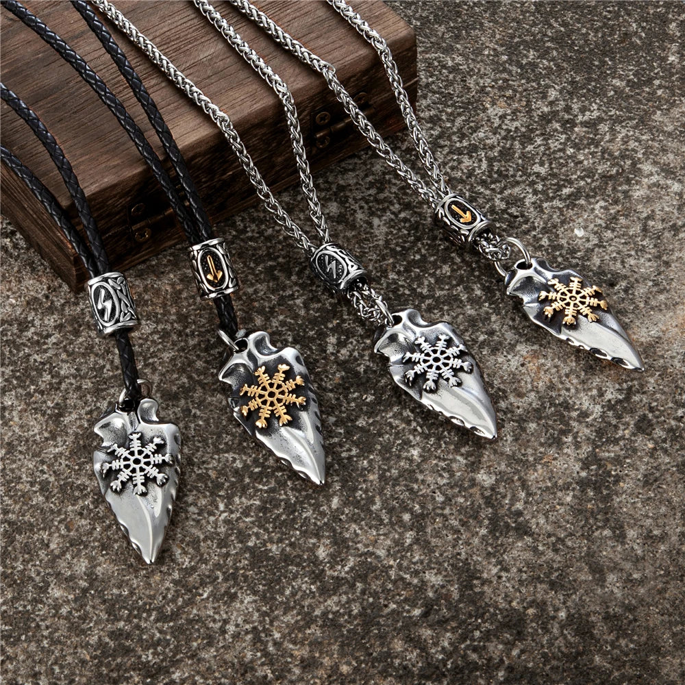 PENDRA Rune Vegvisir Necklace