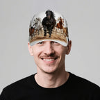 PENDRA Galloping Horses Cap