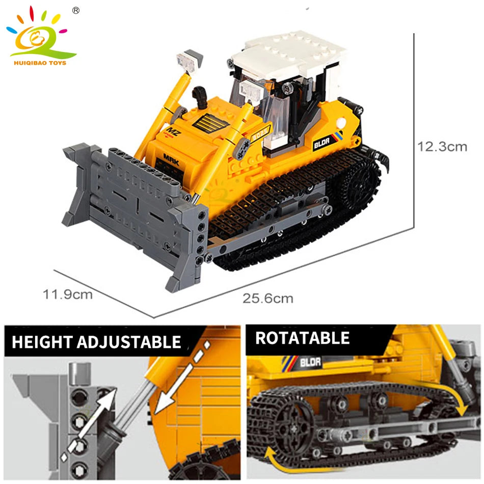 PENDRA Engineering Vehicle Excavator Building Set