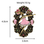PENDRA Vintage Dancing Lady Brooch