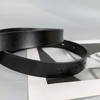 PENDRA Jadearae Genuine Leather Letter Luxury Belt