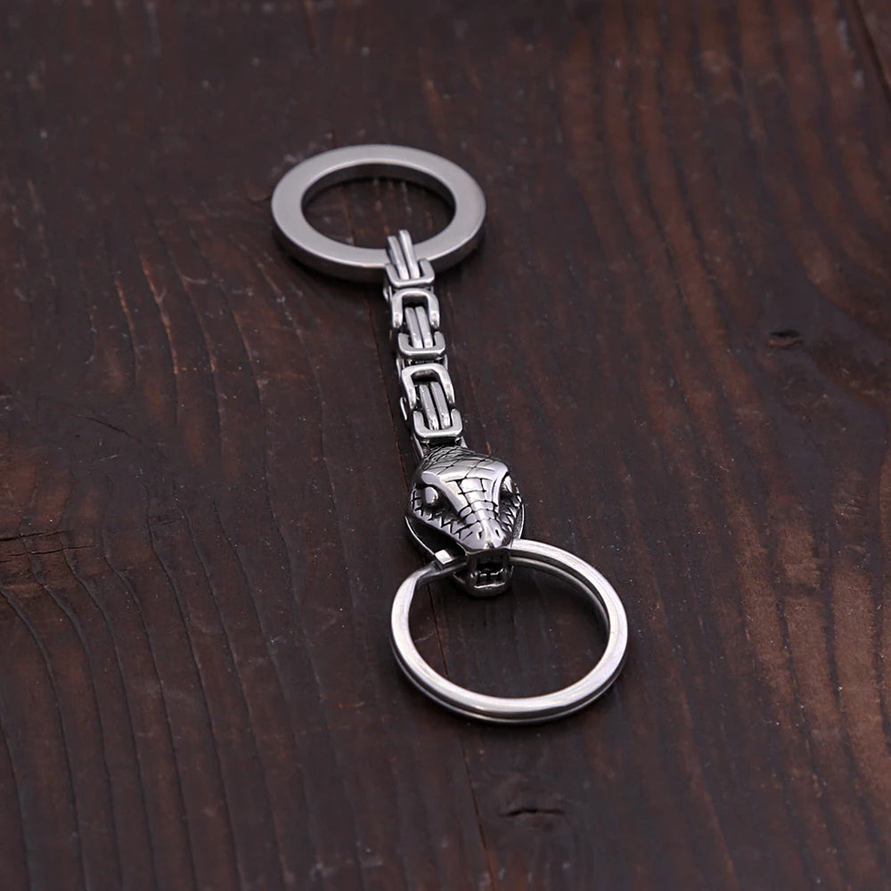 PENDRA Runekey Viking Snake Keychain