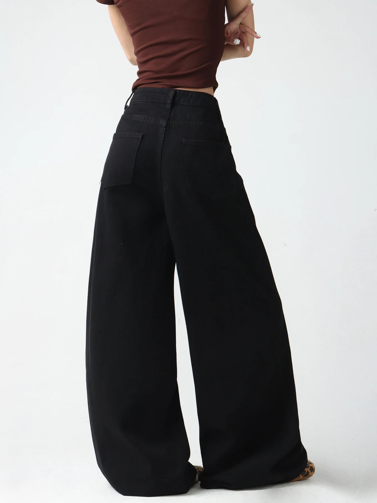 PENDRA Black Waist Going Jeans