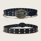 PENDRA Koraara Leather Western Luxury Belt