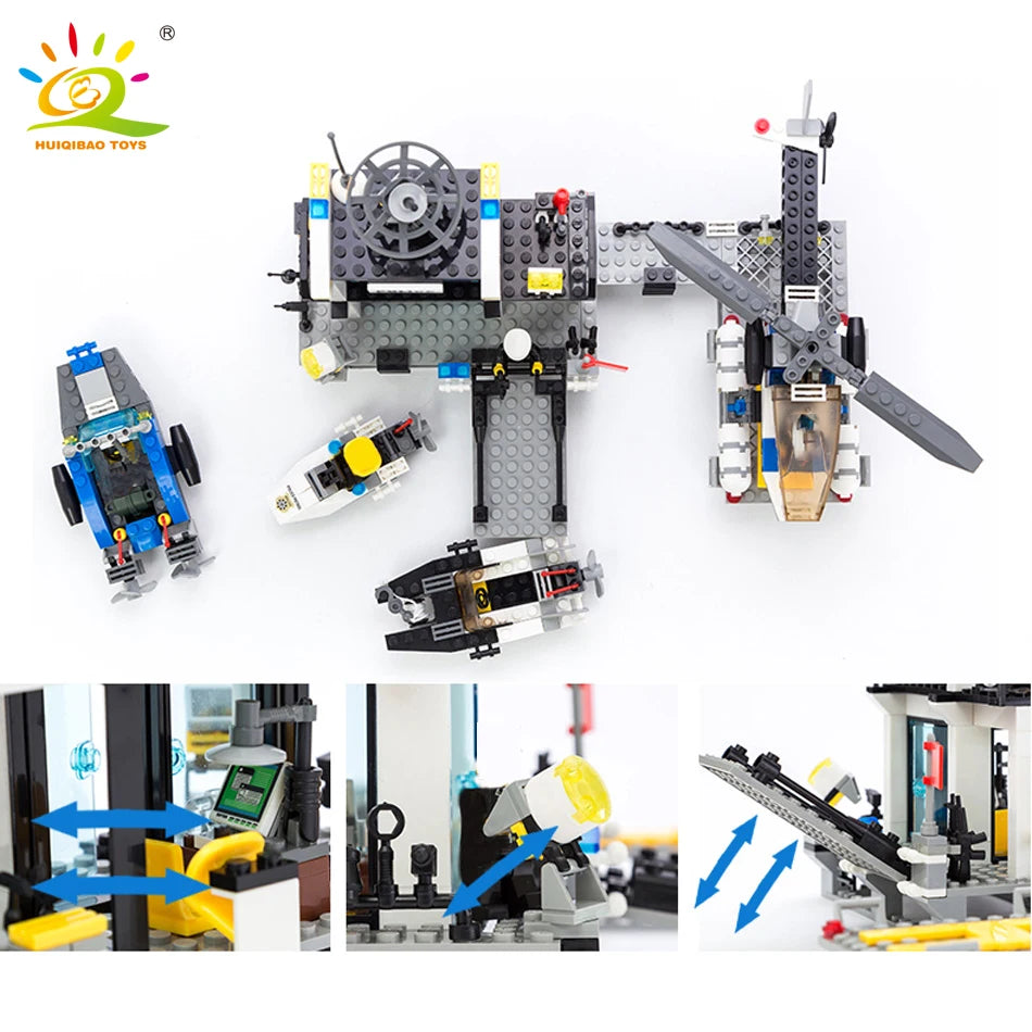 PENDRA Police Station Prison Building Set