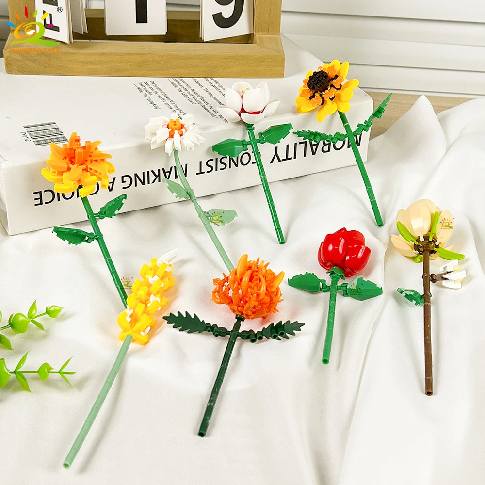 PENDRA Bouquet Rose Micro Building Set