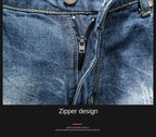 PENDRA Washed Distressed Ripped Pants