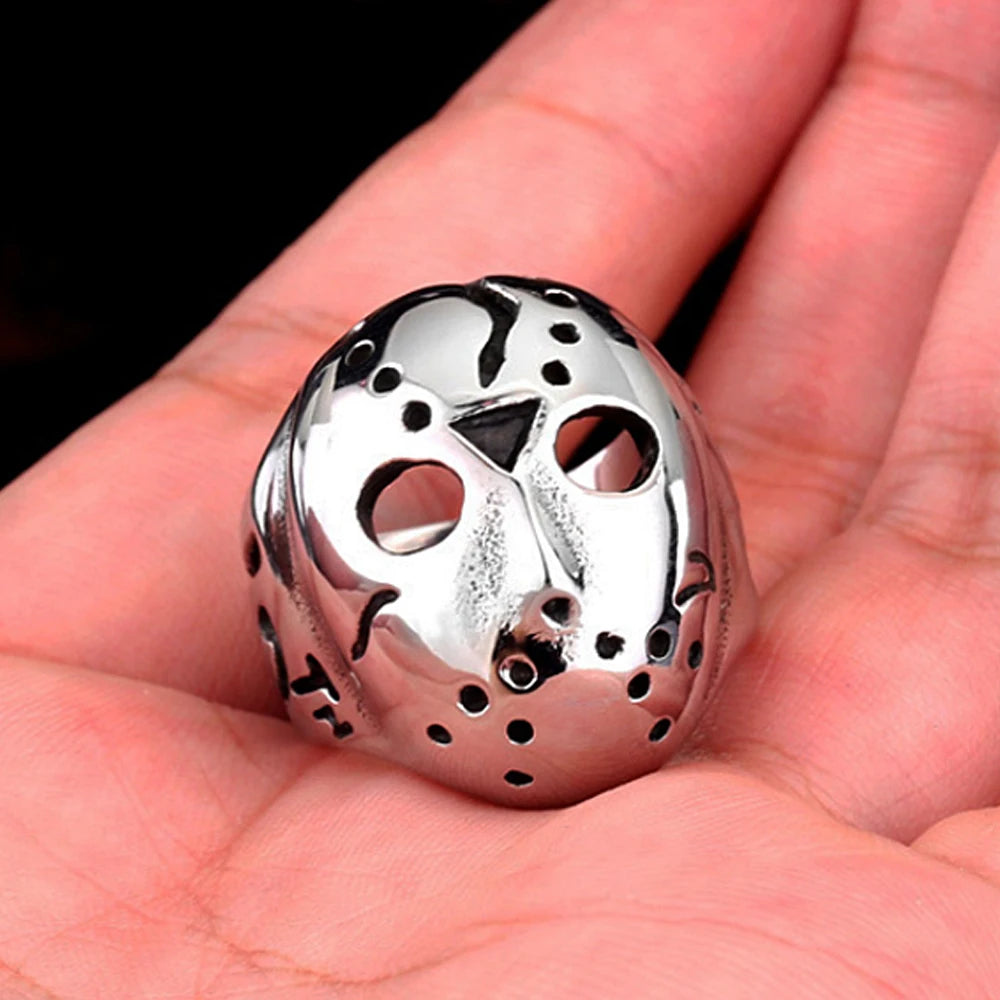 PENDRA Jason Punk Mask Ring