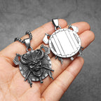Viking Pirates Patron Saint Men Necklaces Stainless Steel Pendant Chain Women Punk Fashion Jewelry Accessories Gifts Wholesale