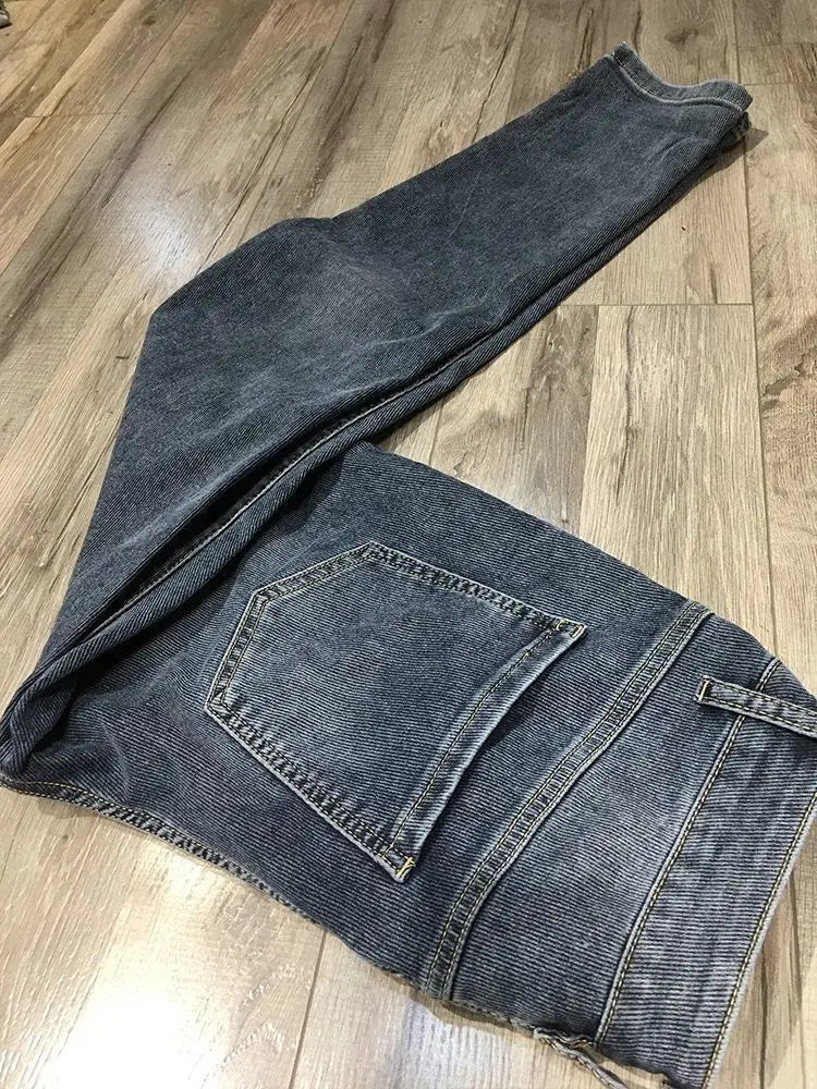 Fashion Men's Casual Denim Jeans High-quality Slim Fit Spring Autumn Blue Stretch Cowboy Stylish Luxury Clothing Men Trousers
