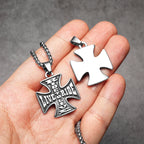 PENDRA LIve To Ride Steel Necklace