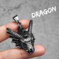 Dragon Head Men Necklaces Stainless Steel Pendant Chain Women Punk Fashion Jewelry New In Accessories Gifts Wholesale
