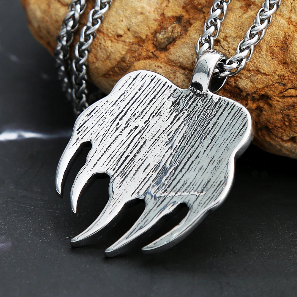 PENDRA Bearclaw 316L Stainless Steel Bear Claw Pendant