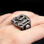 PENDRA Lucky7 316L Stainless Steel Lucky Number Ring