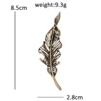 PENDRA Folia Vintage Leaf Brooch