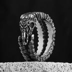 PENDRA Argali Sheep Skull Steel Ring