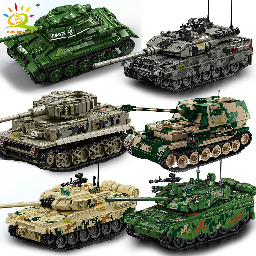 PENDRA Military Tank Army Building Set