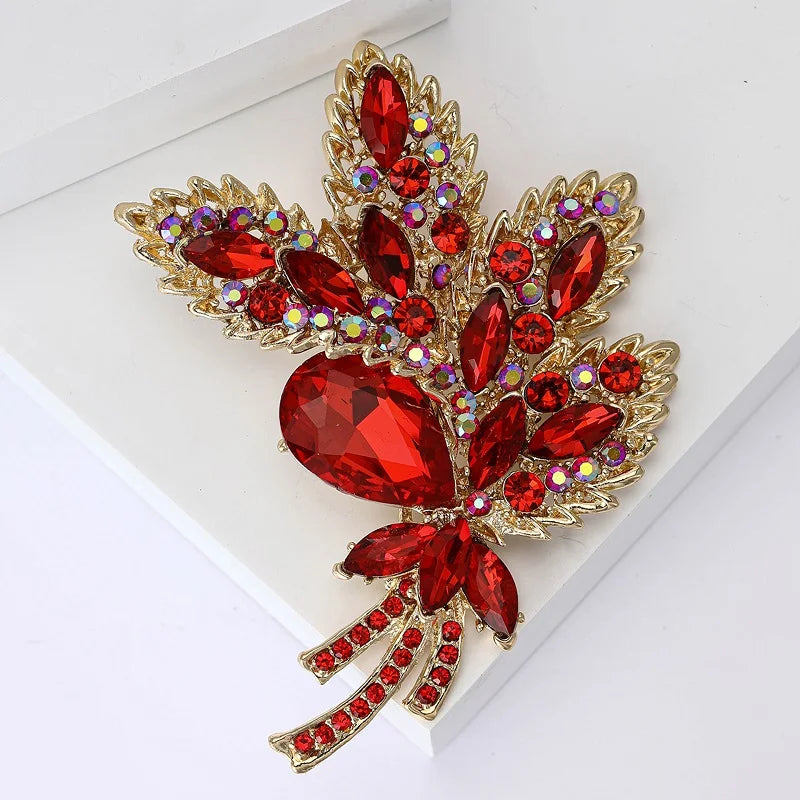 PENDRA Florielle42 Crystal Brooch