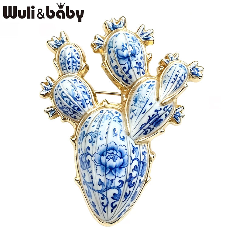 PENDRA Cactara Charming Cactus Brooch