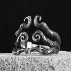 PENDRA Octopus Squid Tentacle Steel Ring
