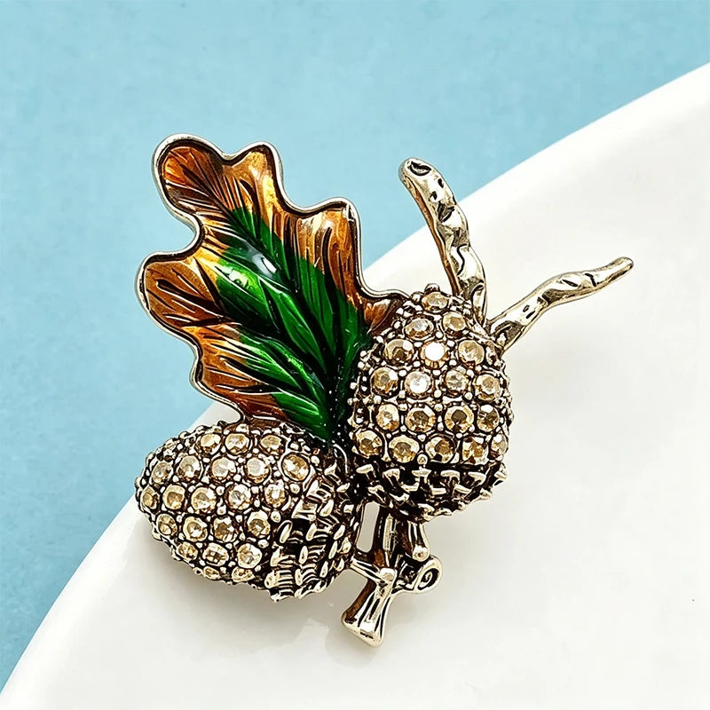 PENDRA Pinecone Vintage Pinecone Brooch