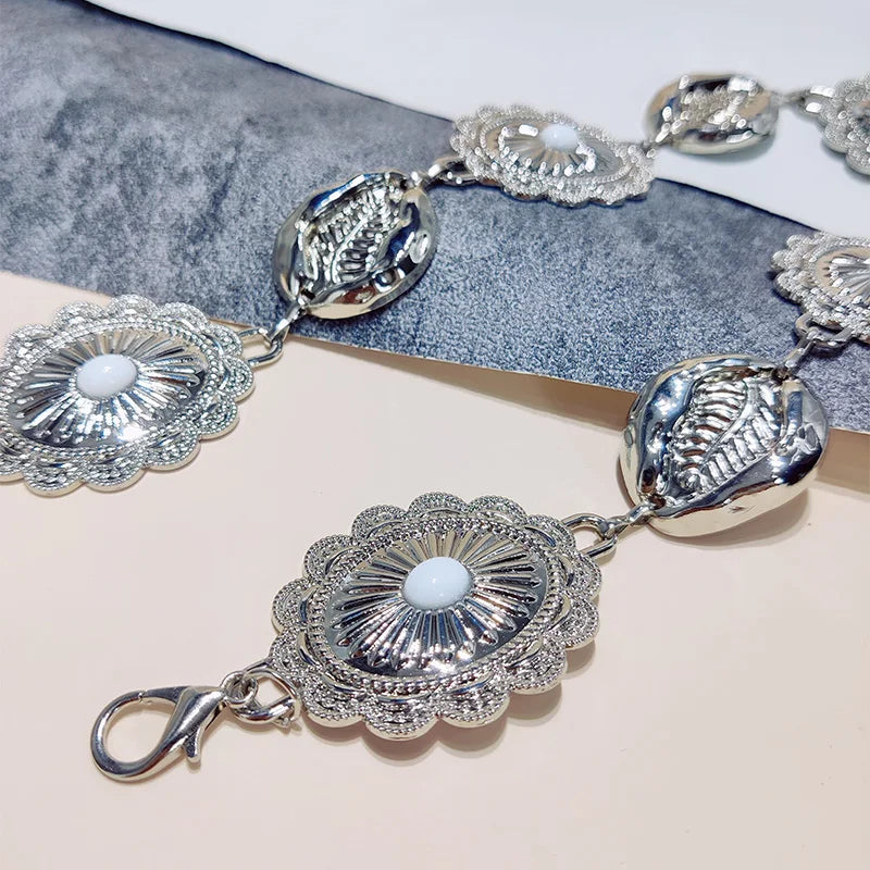 PENDRA Demiaya Metal Elegant Slim Waist Chain Belt
