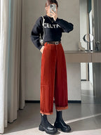 PENDRA Graywork Multi Pocket Wide Leg Pants