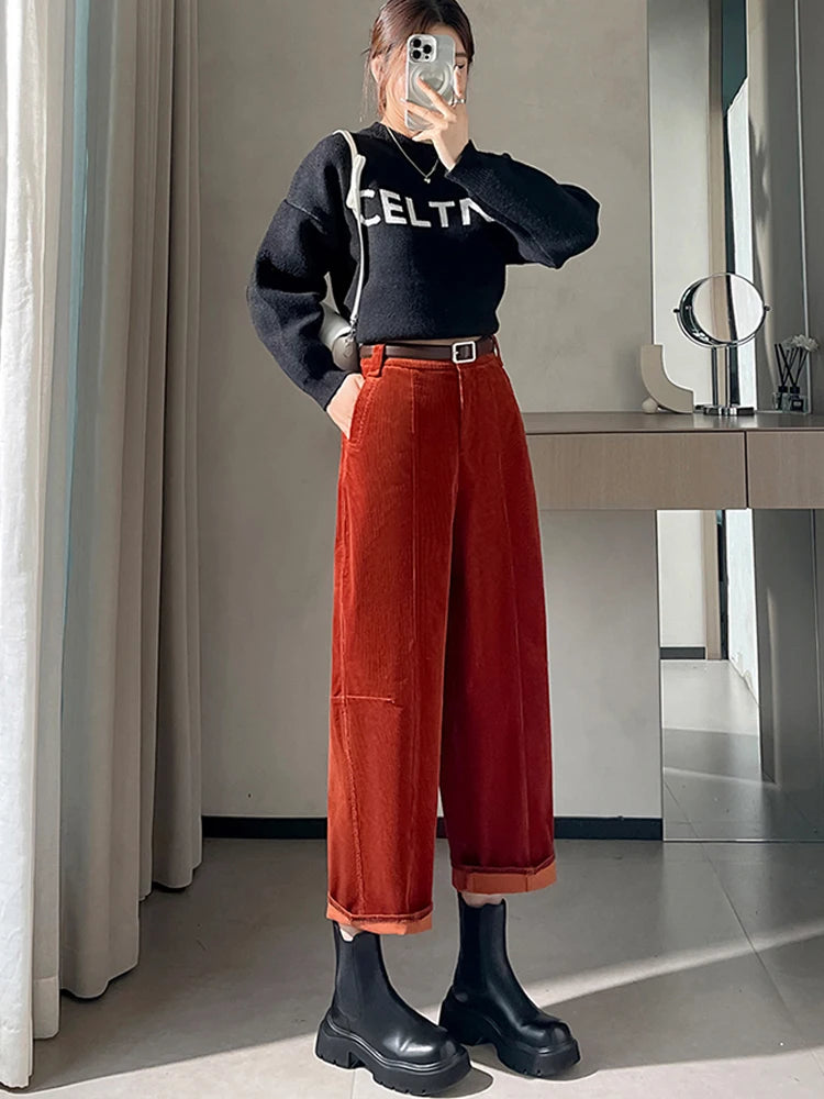 PENDRA Graywork Multi Pocket Wide Leg Pants