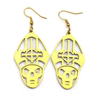 Metal Band Papa Emeritus Ghost Bc Nameless Ghoul Drop Earrings For Women Silver Color Long Hollow Earring Party Jewelry Gift