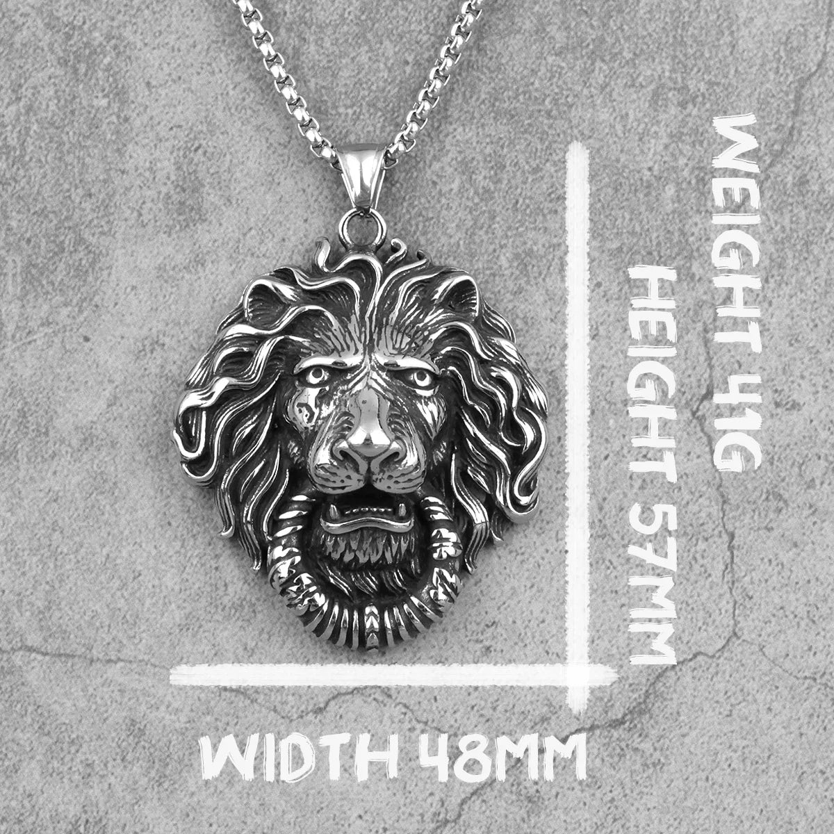 PENDRA Xanvex Lion Motif Necklace