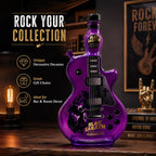 Black Sabbath Guitar Glass Decanter, Purple Rock Band Whiskey Bottle, Bar & Home Decorative Liquor Bottle