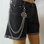 PENDRA Moonstar Rivet Waist Chain Keychain