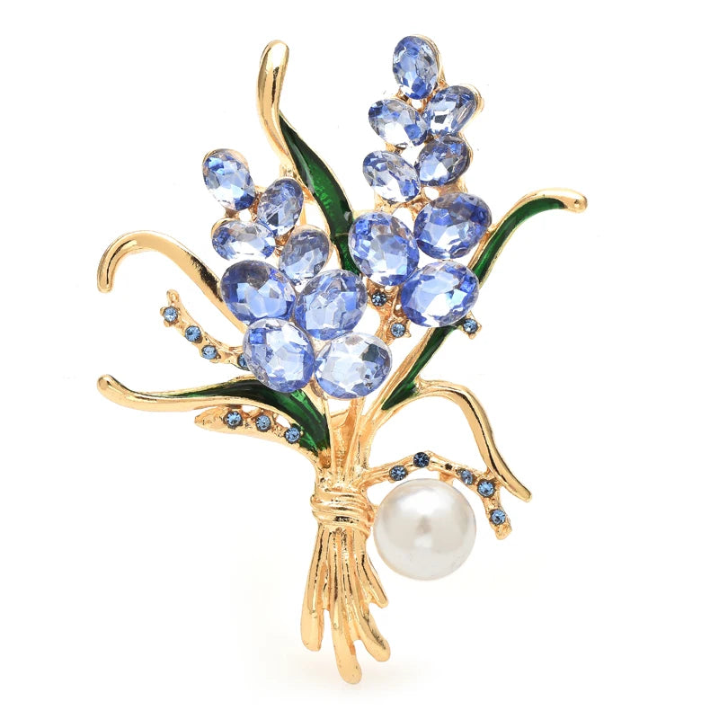 PENDRA Florielle28 Crystal Brooch