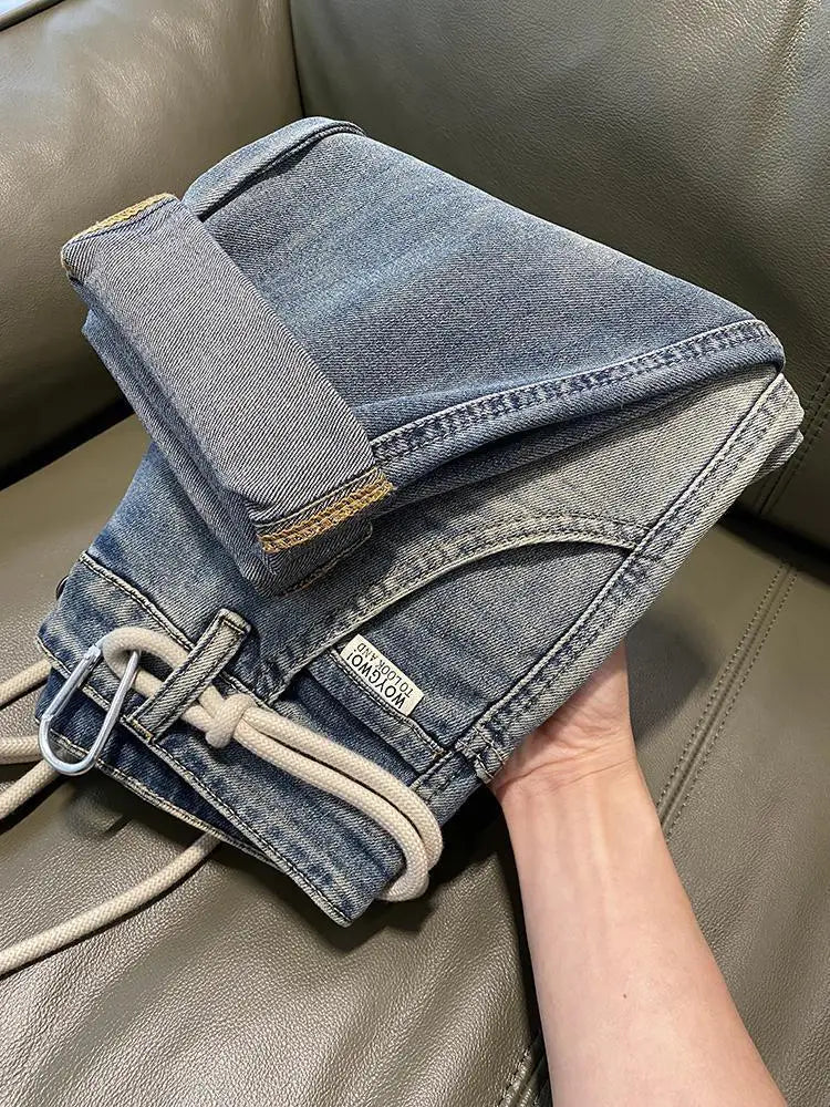 PENDRA End Drawstring Gradual Jeans