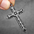 Carving Cross Men Necklaces Stainless Steel Pendant Chain Women Fashion Unique Jewelry Punk New In Accessories Gifts Wholesale