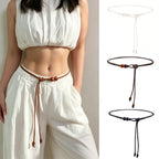 PENDRA Irisia Brown Corset Belt