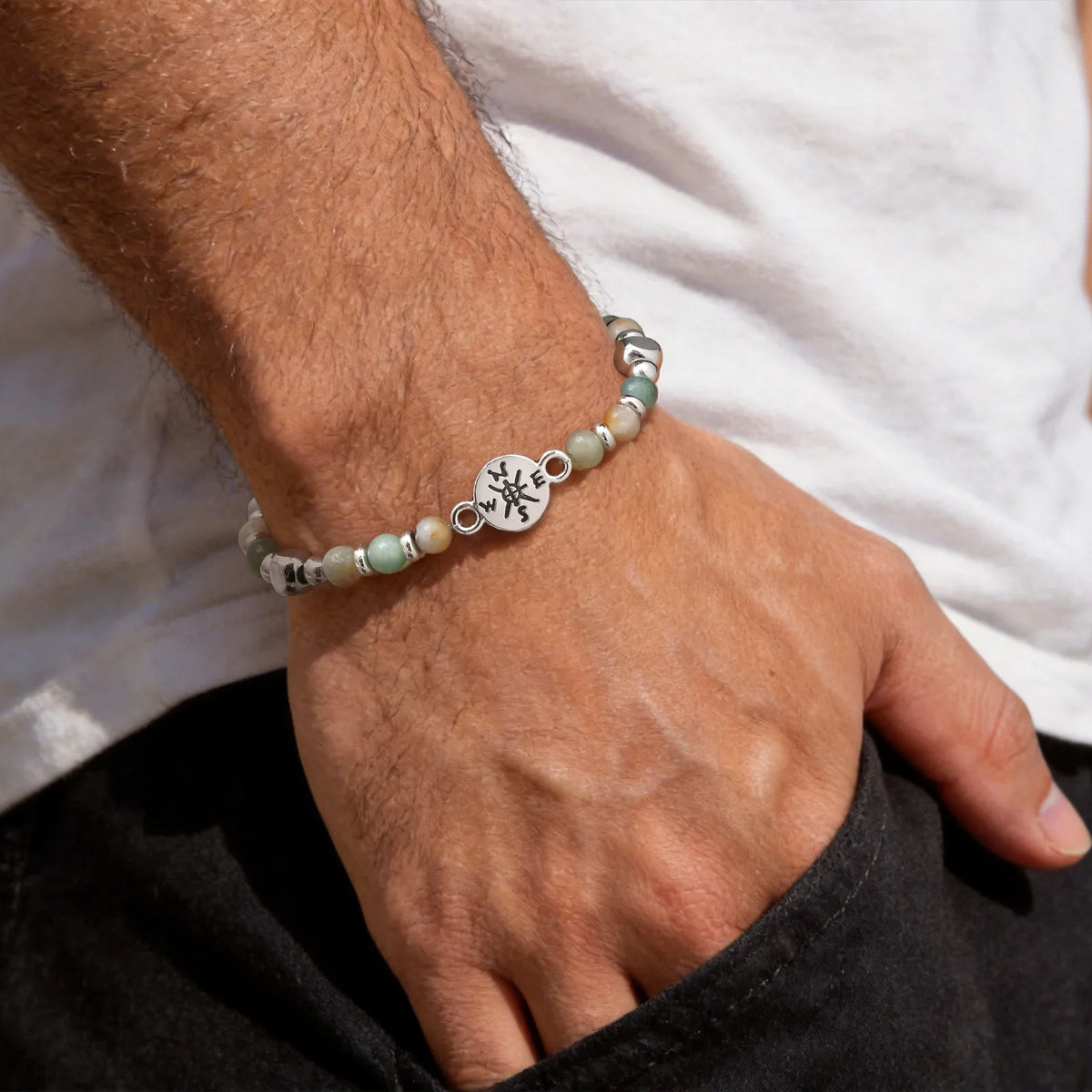 PENDRA Compass Beaded Bracelet