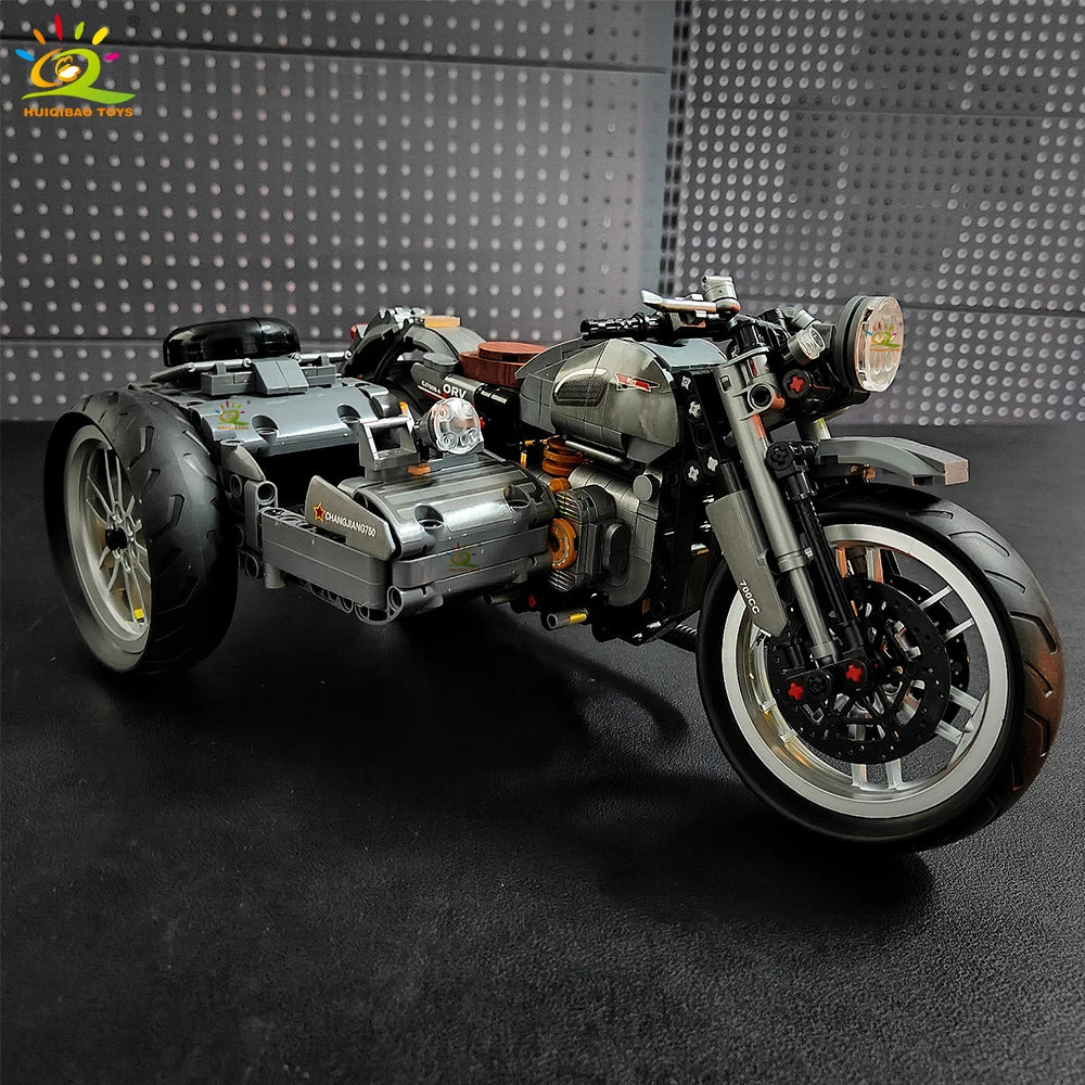 PENDRA Technial Motorbike Moto Toy Set