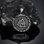 PENDRA Dragon Black Compass Necklace